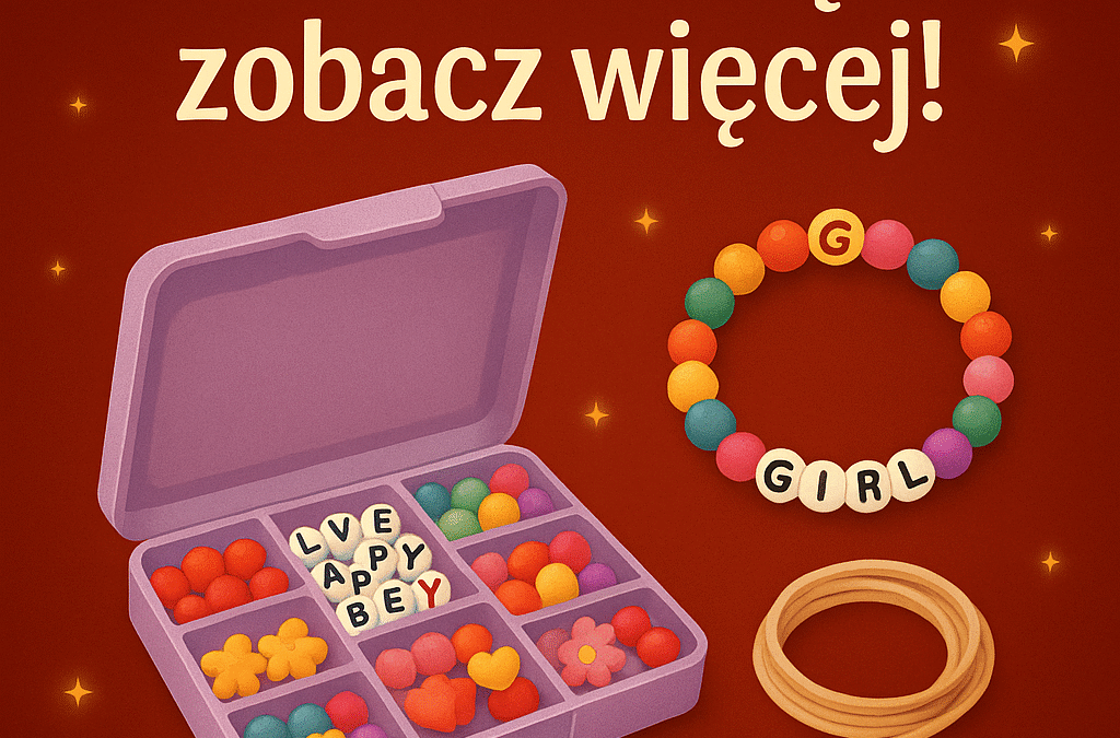 ✨ Zestaw do robienia bransoletek i naszyjników – prezent, który uruchamia kreatywność dziecka