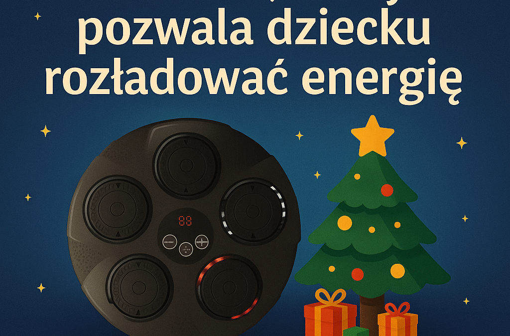 Music Boxing Machine – tarcza bokserska, która pozwala dzieciom (i dorosłym!) rozładować energię w najlepszy możliwy sposób