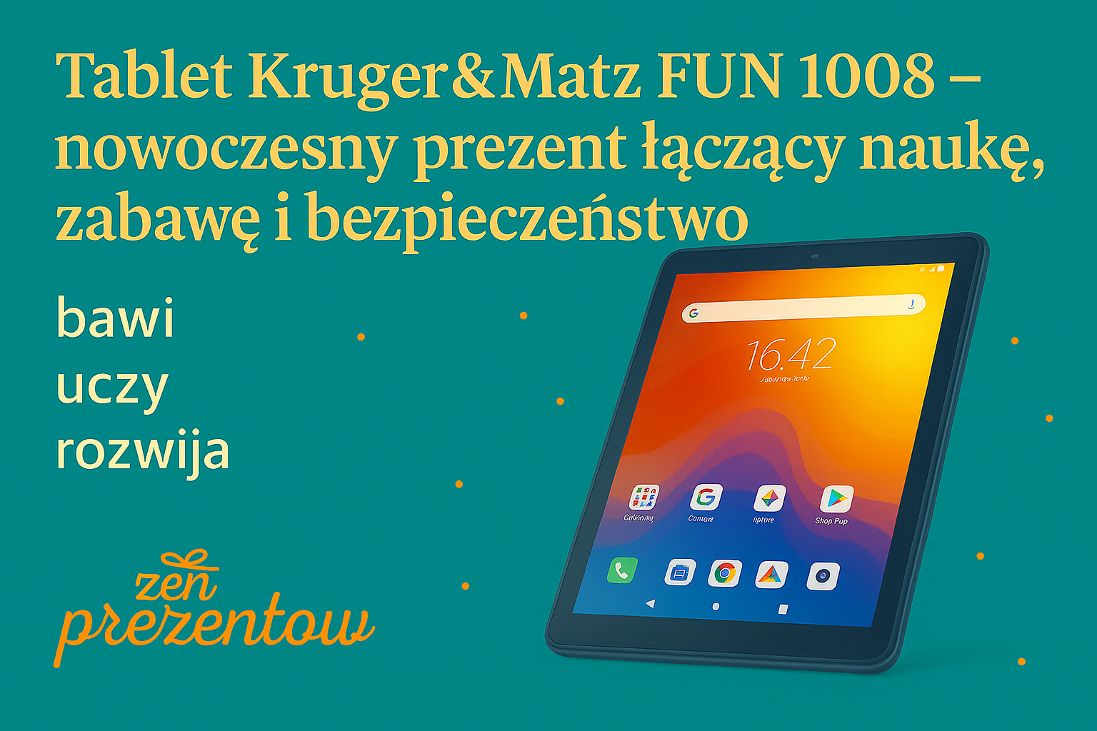 62c0cc2b-5af3-4439-94d2-934f559e4a72 Tablet Kruger&Matz FUN 1008 zenprezentow.pl