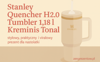 🥤 Stanley Quencher H2.O Tumbler 1,18 l Kreminis Tonal — stylowy, praktyczny i viralowy prezent dla nastolatki