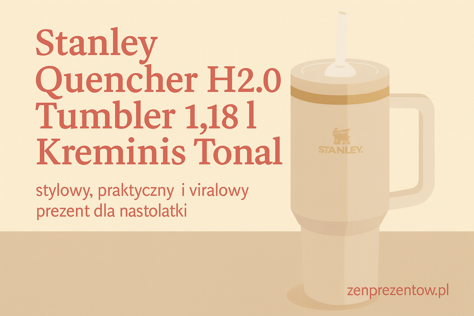 Stanley Quencher H2.O Tumbler 1,18 l Kreminis Tonal zenprezentow.pl